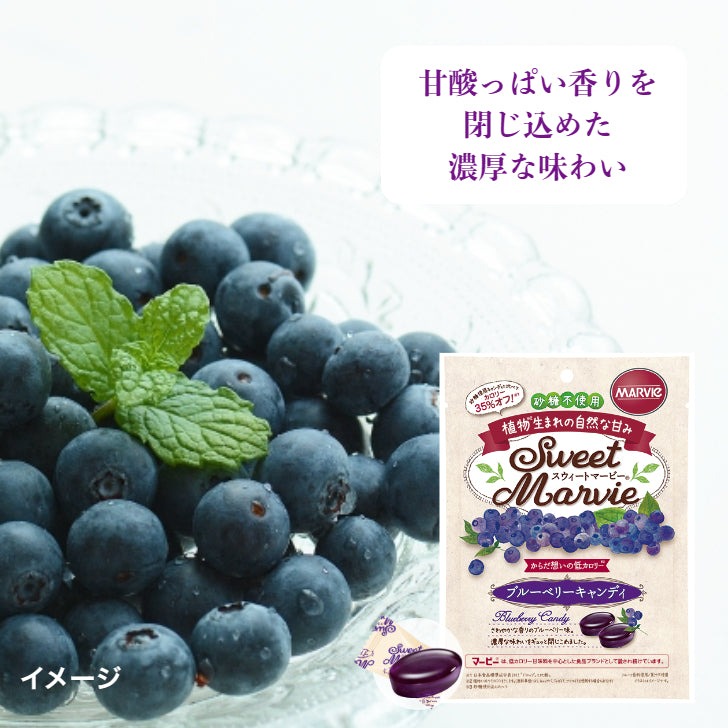 【3袋セット】マービー ブルーベリーキャンディ 49g